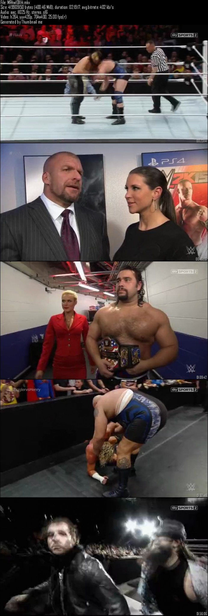 WWE Monday Night Raw 10th November (2014) 