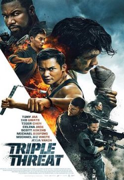 Triple Threat (2019) English 300MB WEB-DL 480p x264